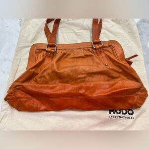 Hobo International Large Orange Leather Shoulder Bag – Loved & Worn